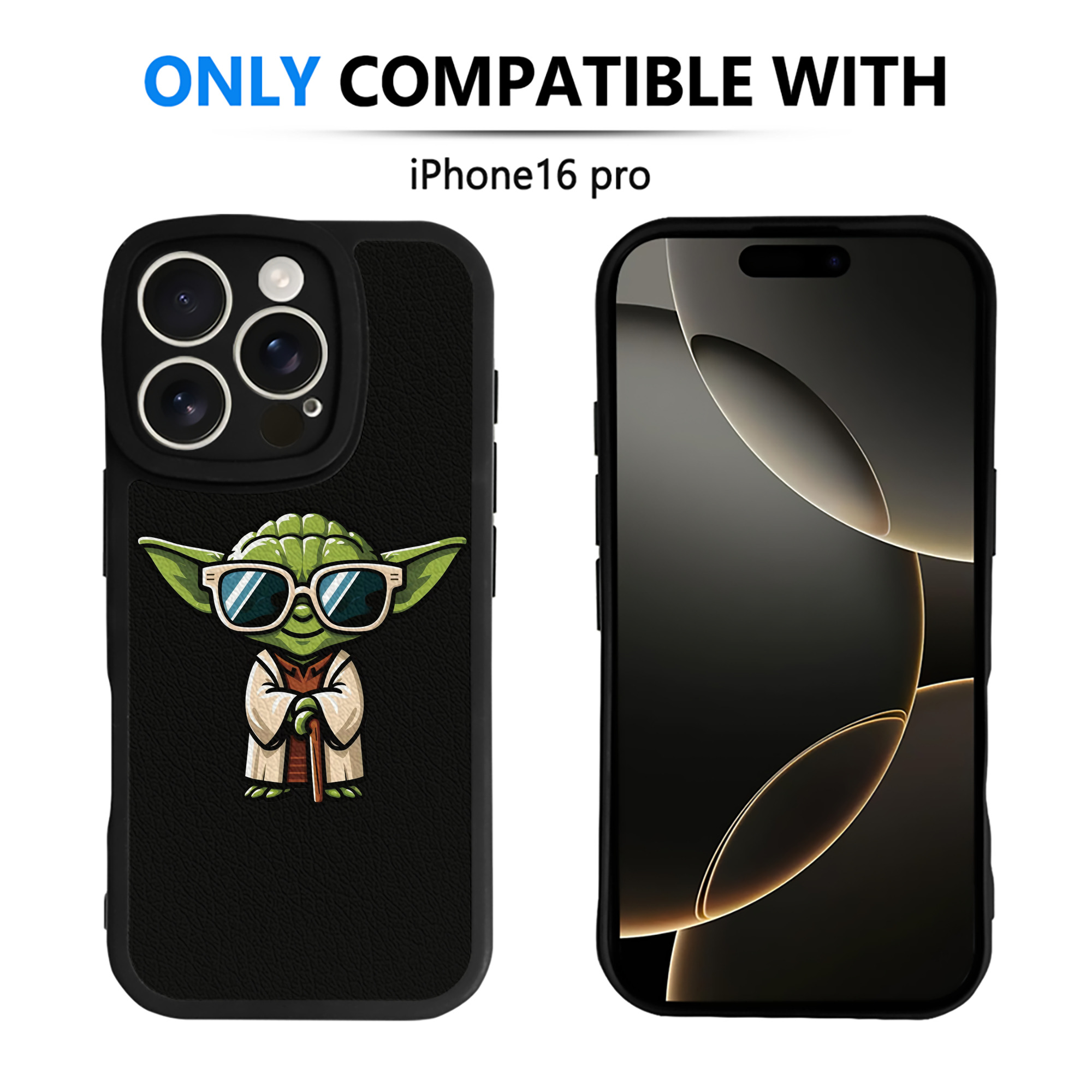 （画像用） スター・ウォーズ Star Wars 【iPhone 16シリーズ対応】シリコンスマホケース（レザー調） 材質：シリコン